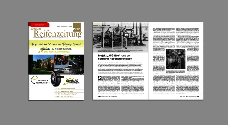 Die neue Reifenzeitung berichtet &uuml;ber ATG-Evo &ndash; Effizienz neu gedacht in der Reifenpr&uuml;fung