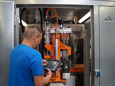 Tests mit dem Mobile Panel von Siemens