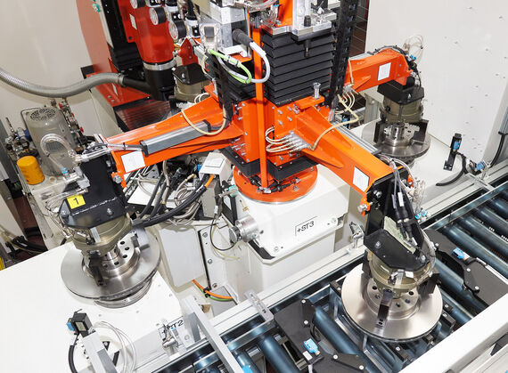 Balancing machine for Brake discs