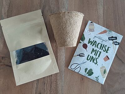 Pflanzentöpfchen, wachse mit uns!