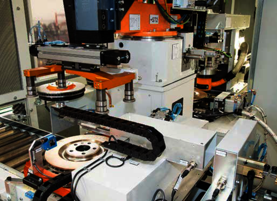 Bremsscheibenauswuchtanlage