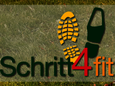 Running shoes and the step4fit logo