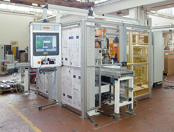Bremsscheibenauswuchtanlage
