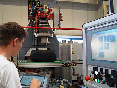 Tests mit dem Mobile Panel von Siemens