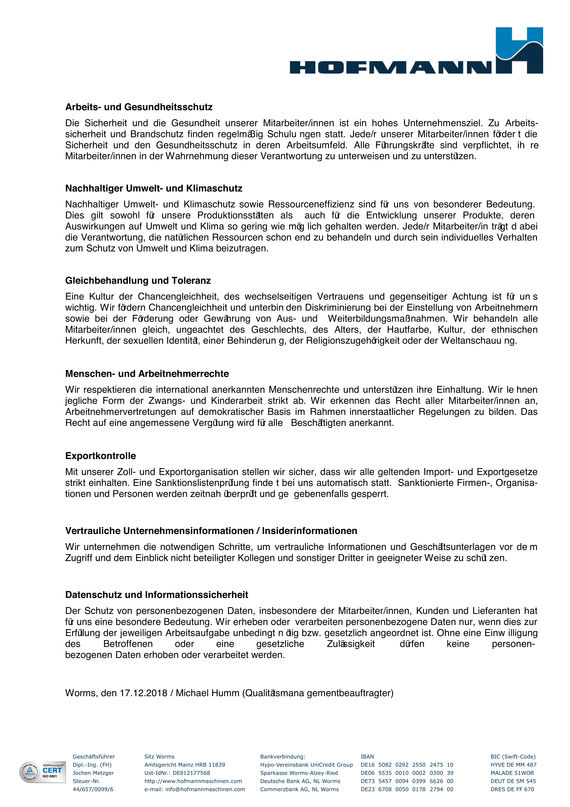 Qualitaetsmanagement Verhaltenskodex 2